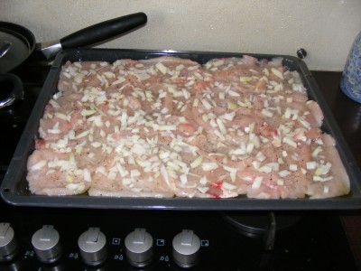 Посыпаем лучком